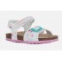 Geox kids Sandals for Girls Sandal B S.CHALKI G. B922RA 00004 C0653 White/Multicolor Ανατομικα